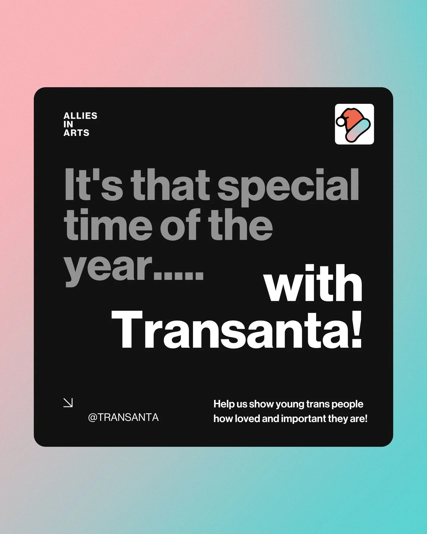 Starting today, letters from trans youth are rolling out over on the @Transanta page. Each one is a chance to celebrate, honor, and uplift trans youth by sending a gift&mdash;and a reminder that they are seen, loved, and supported exactly as they are