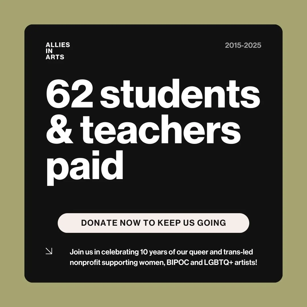 Inspired by the letters written to @transanta , @alliesinarts started a school called Transchool! Since 2023, we have paid 45 students to learn and 17 educators to teach them 🤓🎓💯 

We've published two anthologies - you can buy them at the link in 