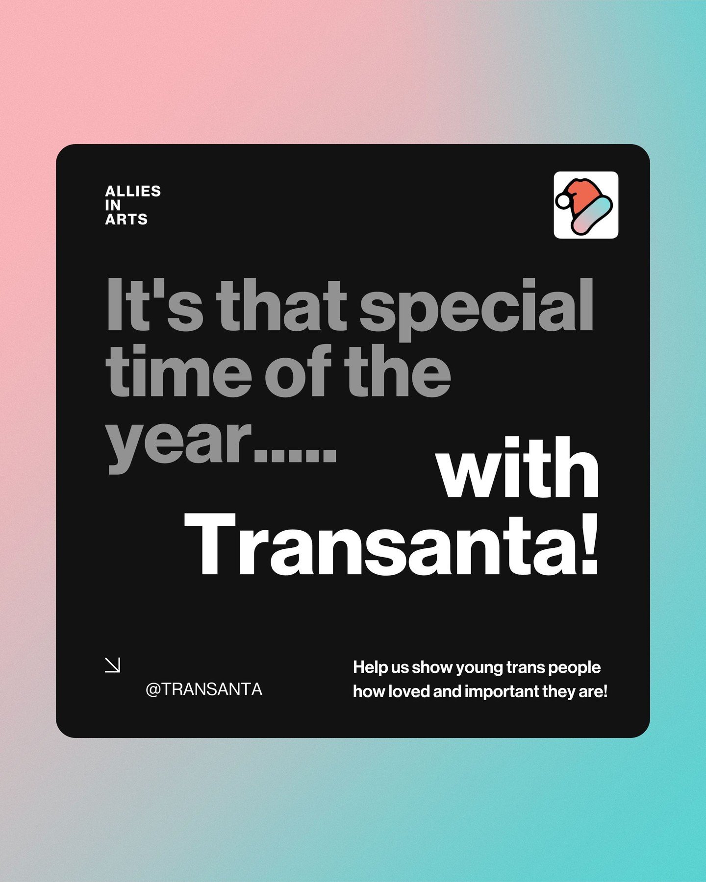 Starting today, letters from trans youth are rolling out over on the @Transanta page. Each one is a chance to celebrate, honor, and uplift trans youth by sending a gift&mdash;and a reminder that they are seen, loved, and supported exactly as they are