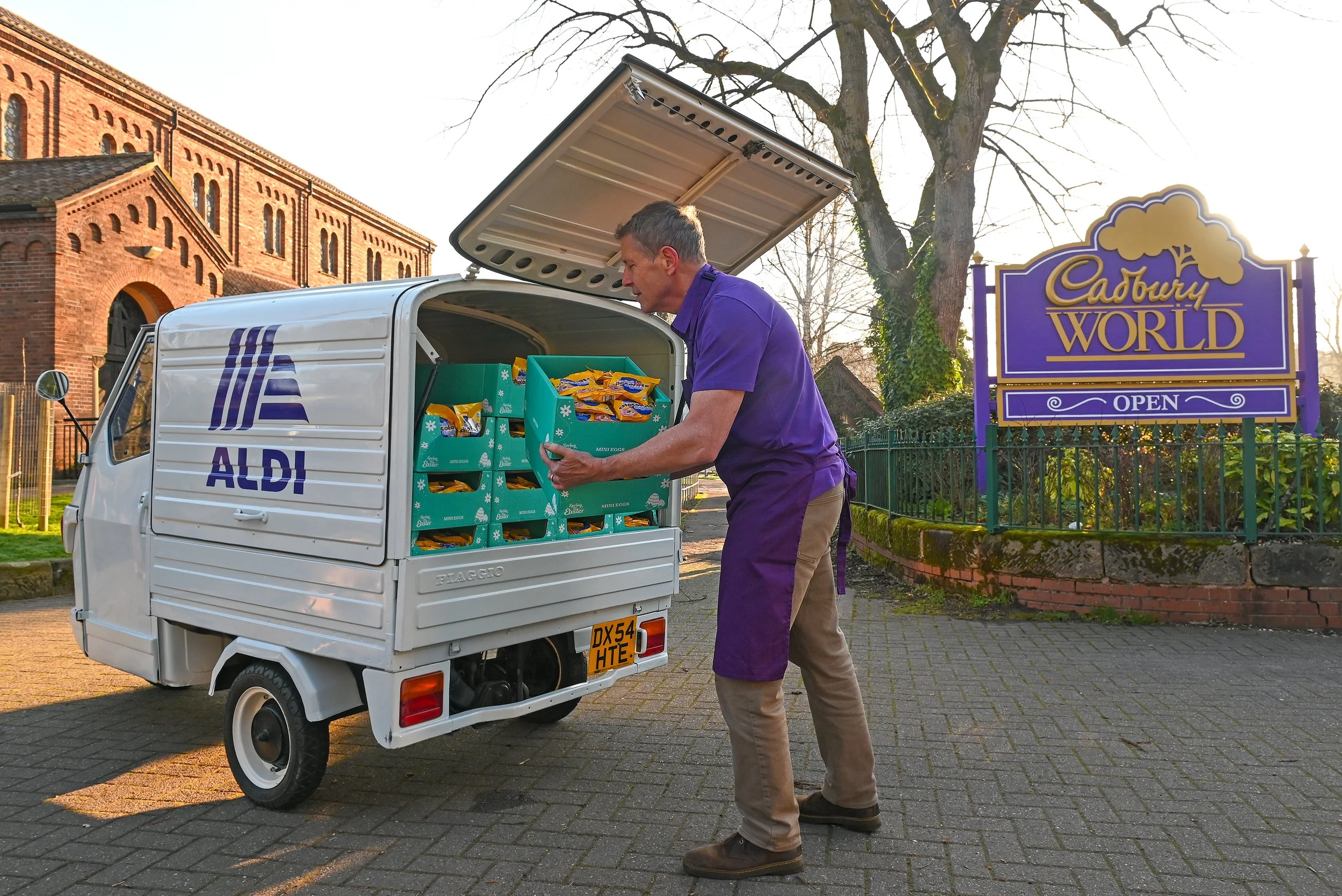 Aldi Mini Chocolate Eggs Outside Cadbury World, Bournville (1).jpg