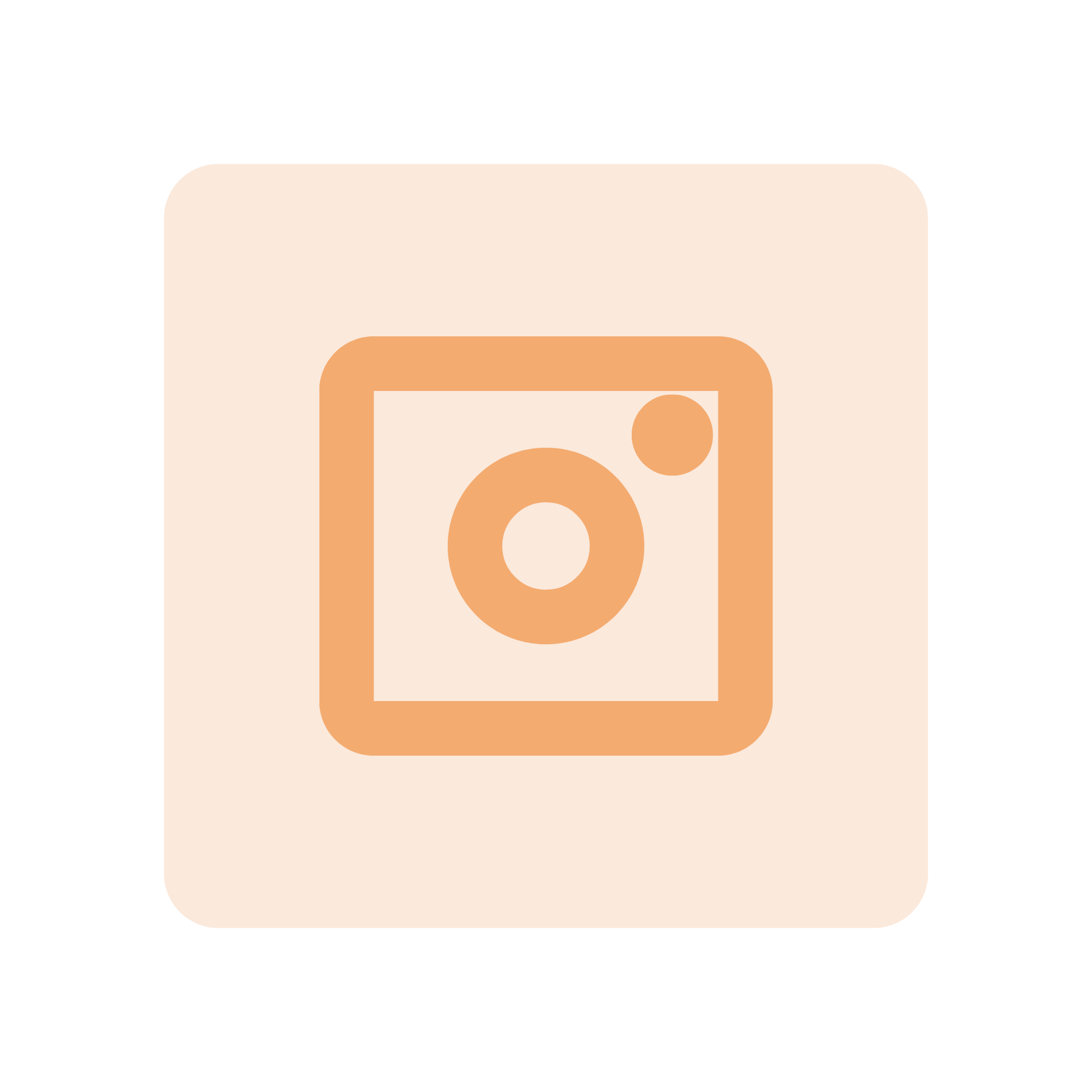 Close-up of a beige pad with rounded corners on a black background.