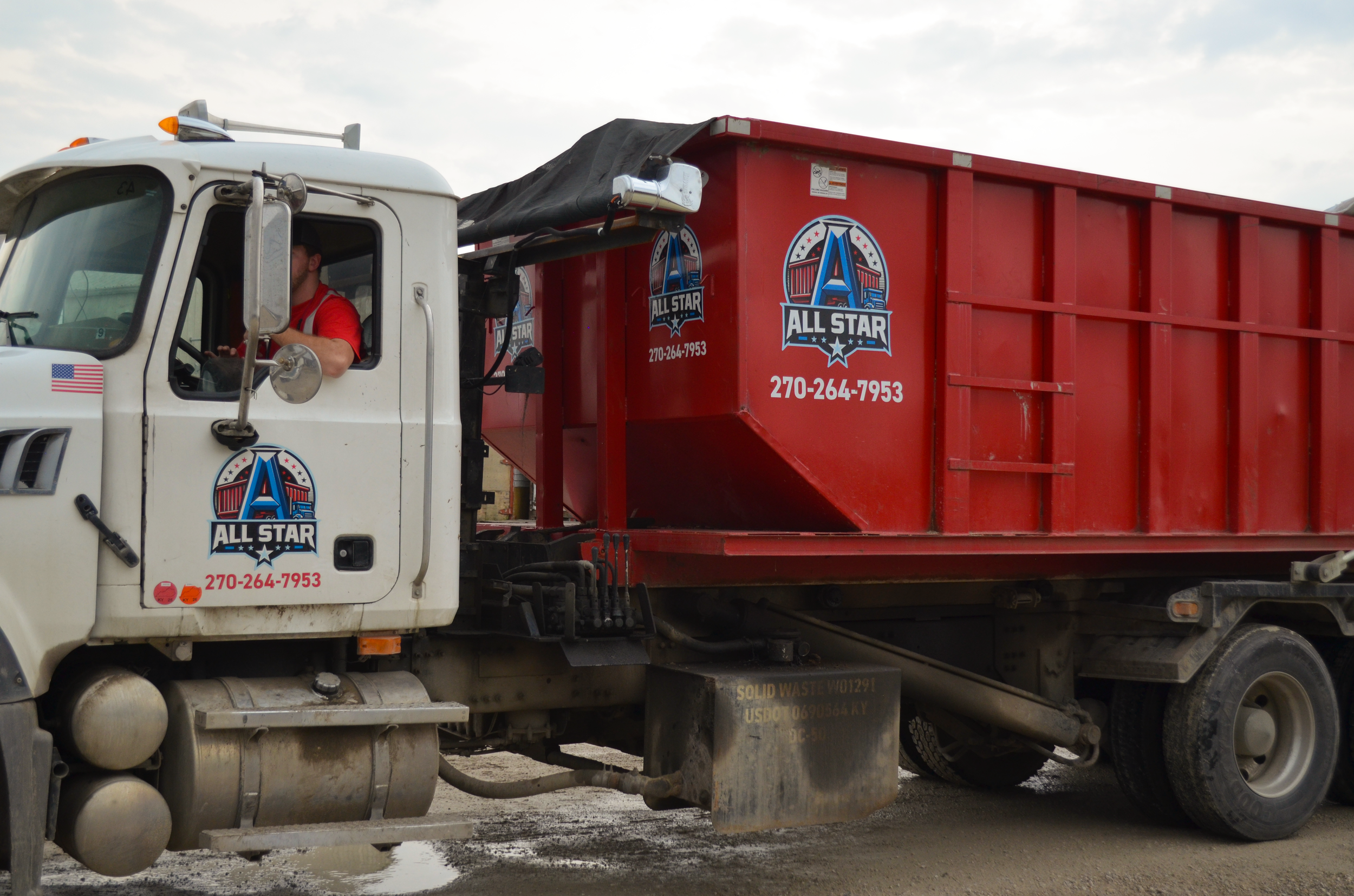 dumpster truck delivery roll off owensboro ky