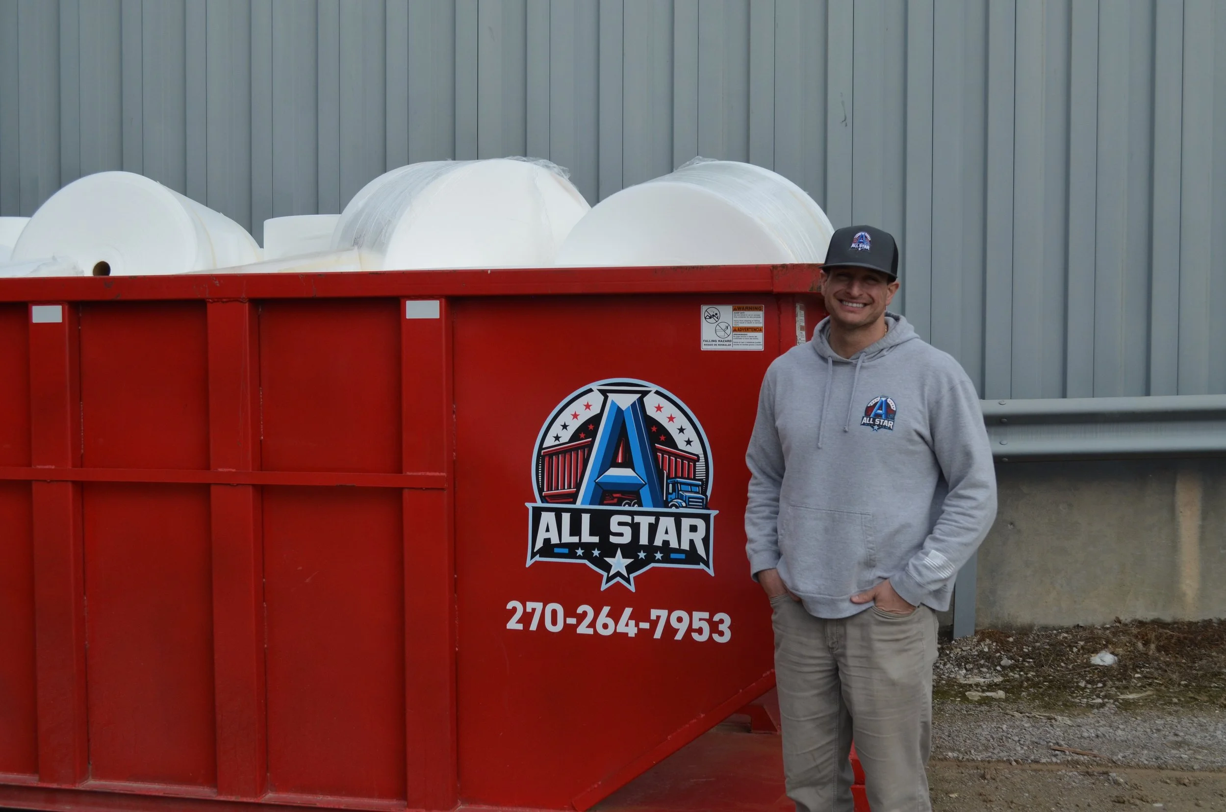 business waste removal dumpster delivery Owensboro KY