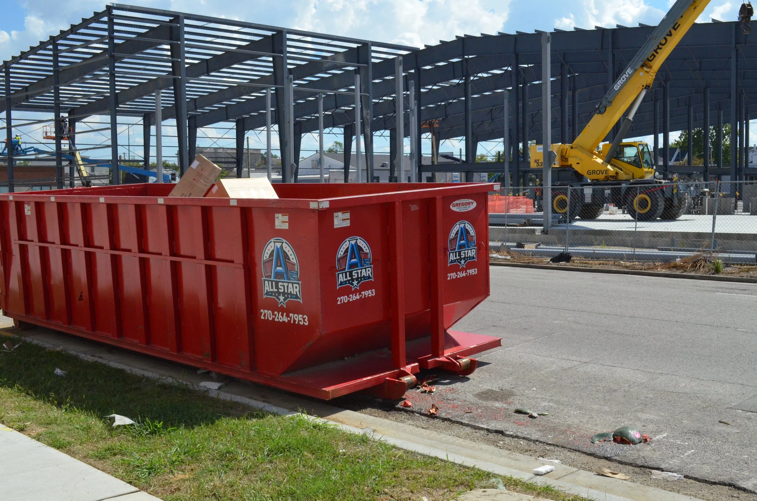 construction dumpster delivery Owensboro KY