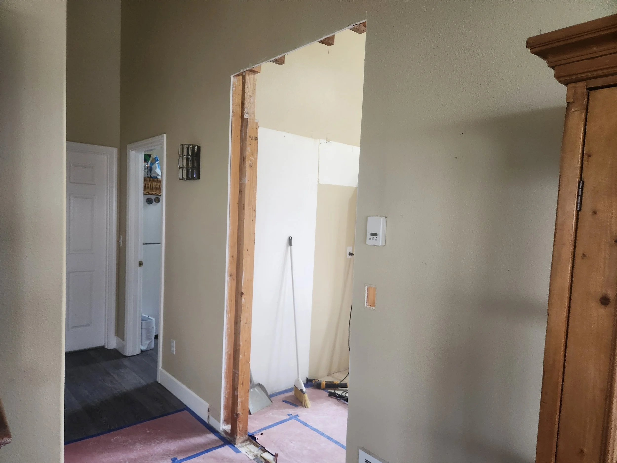 Relocated Door Opening