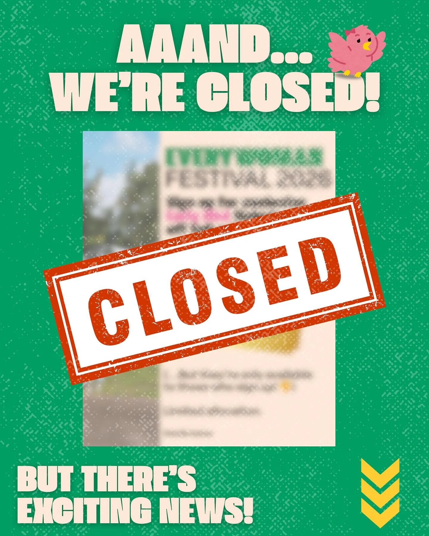 Our Early Bird Ticket Competition and Sign Ups have OFFICIALLY CLOSED!

Missed out? Don&rsquo;t worry! Our Tier 1 ticket sale opens in just a FEW DAYS! 🎟️🎪✨ 
So keep your eyes peeled for our 2026 Tier 1 Ticket Release on socials 👀

#EWF2026 #every