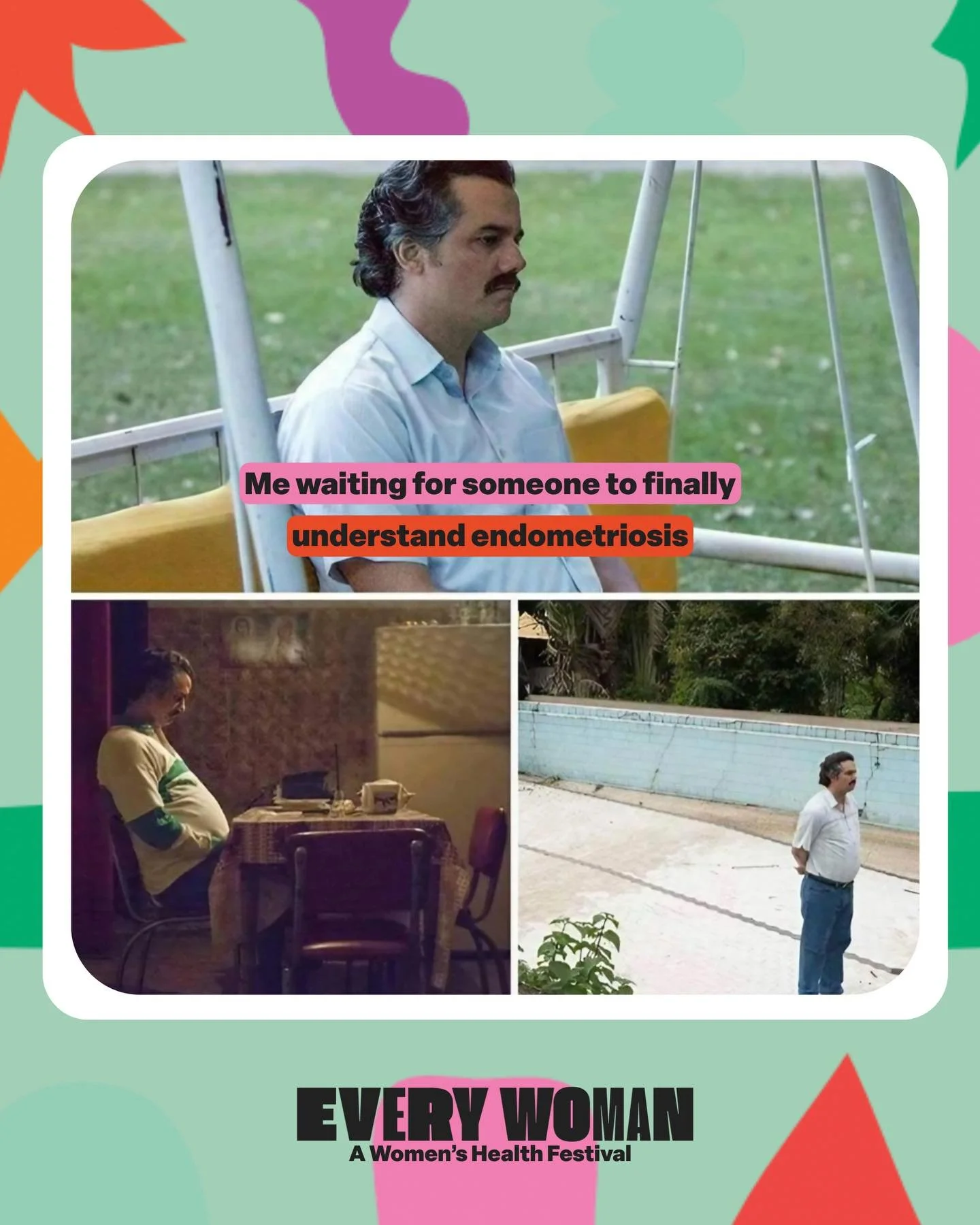 For so many women, getting answers about endometriosis takes years.

Waiting, pushing, advocating and often not being heard.

At Everywoman Festival we&rsquo;re making space for those conversations, the education and the support that should have been