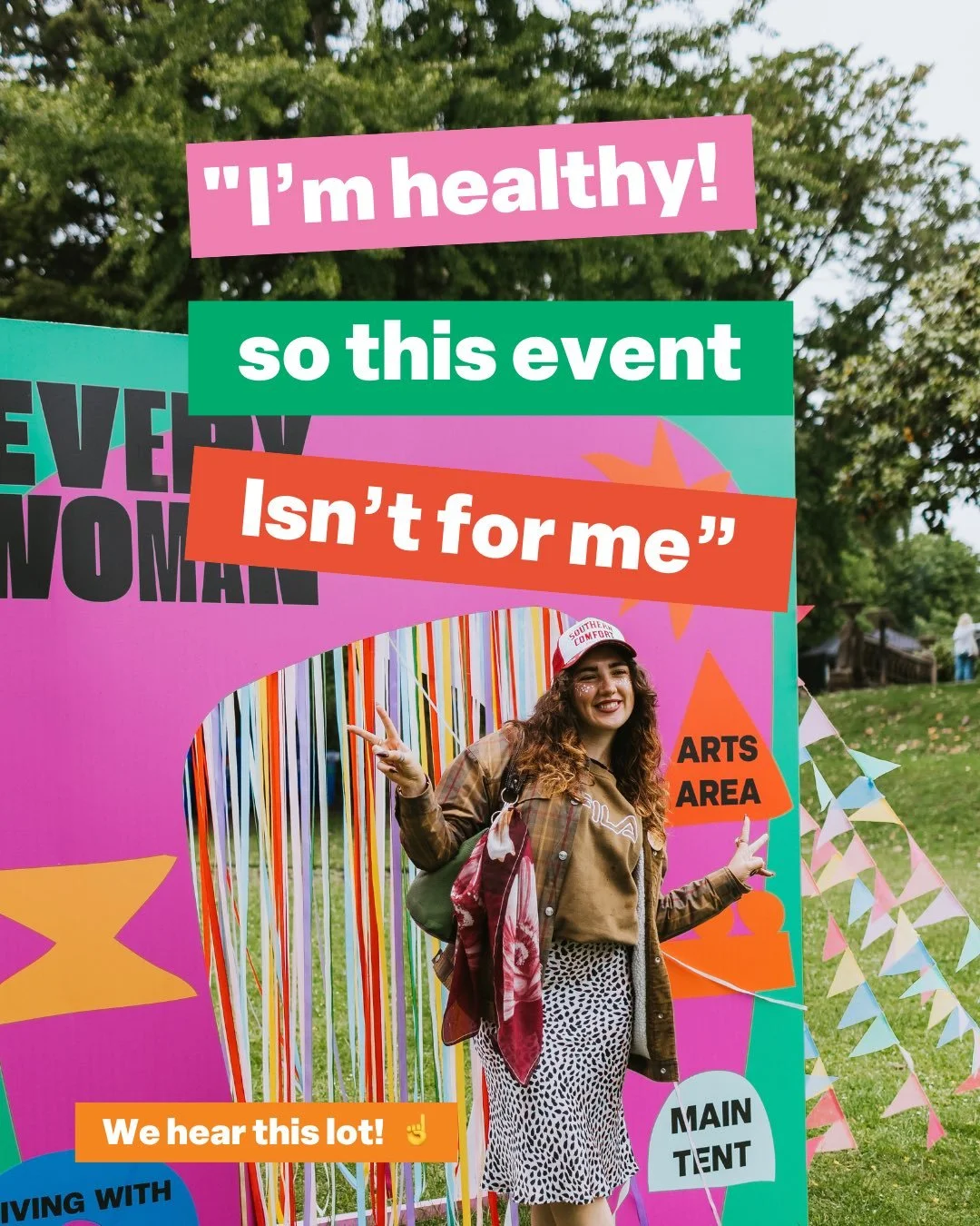 &ldquo;I&rsquo;m healthy so this festival isn&rsquo;t for me&rdquo;

We hear this a lot.
But women&rsquo;s health isn&rsquo;t just something to think about during pregnancy or menopause.
Everywoman Festival is about learning about your body, asking q