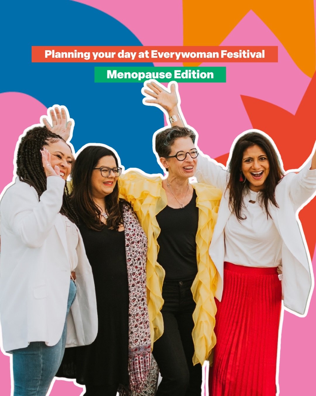 So you&rsquo;re coming to Everywoman and curious about menopause?

We&rsquo;ve curated your perfect day.

From expert talks to moments to pause, this is your guide.

Save this and plan your day ✍️