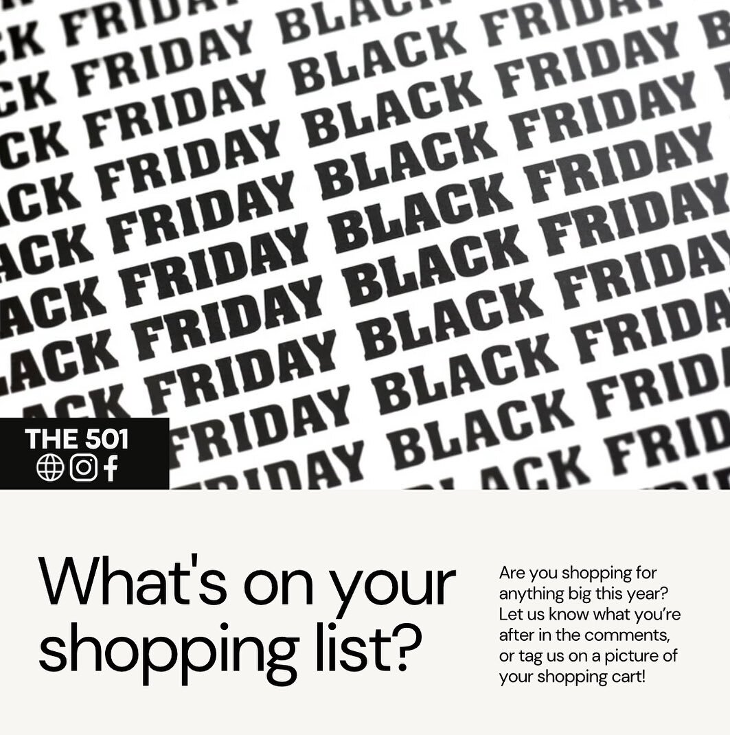 Did you have a successful Black Friday? What type of things did you buy? We&rsquo;d love to see what you scored. DM us a picture of your haul from today for a holiday surprise.
🛒🛍️🤑🏪
Don&rsquo;t forget to check back on our website and Instagram f