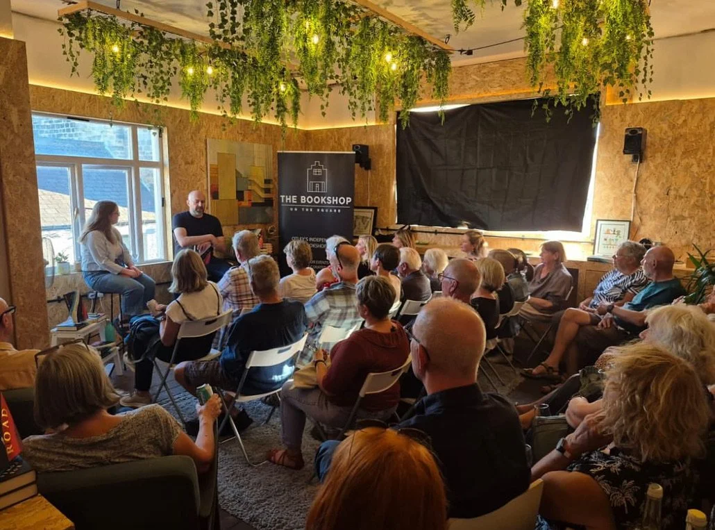 We transformed a store room upstairs at the Bookshop On The Square in Otley into an incredible event space