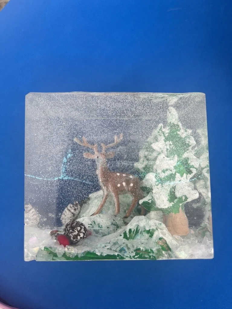 24-880 Deer in Snowy Woods