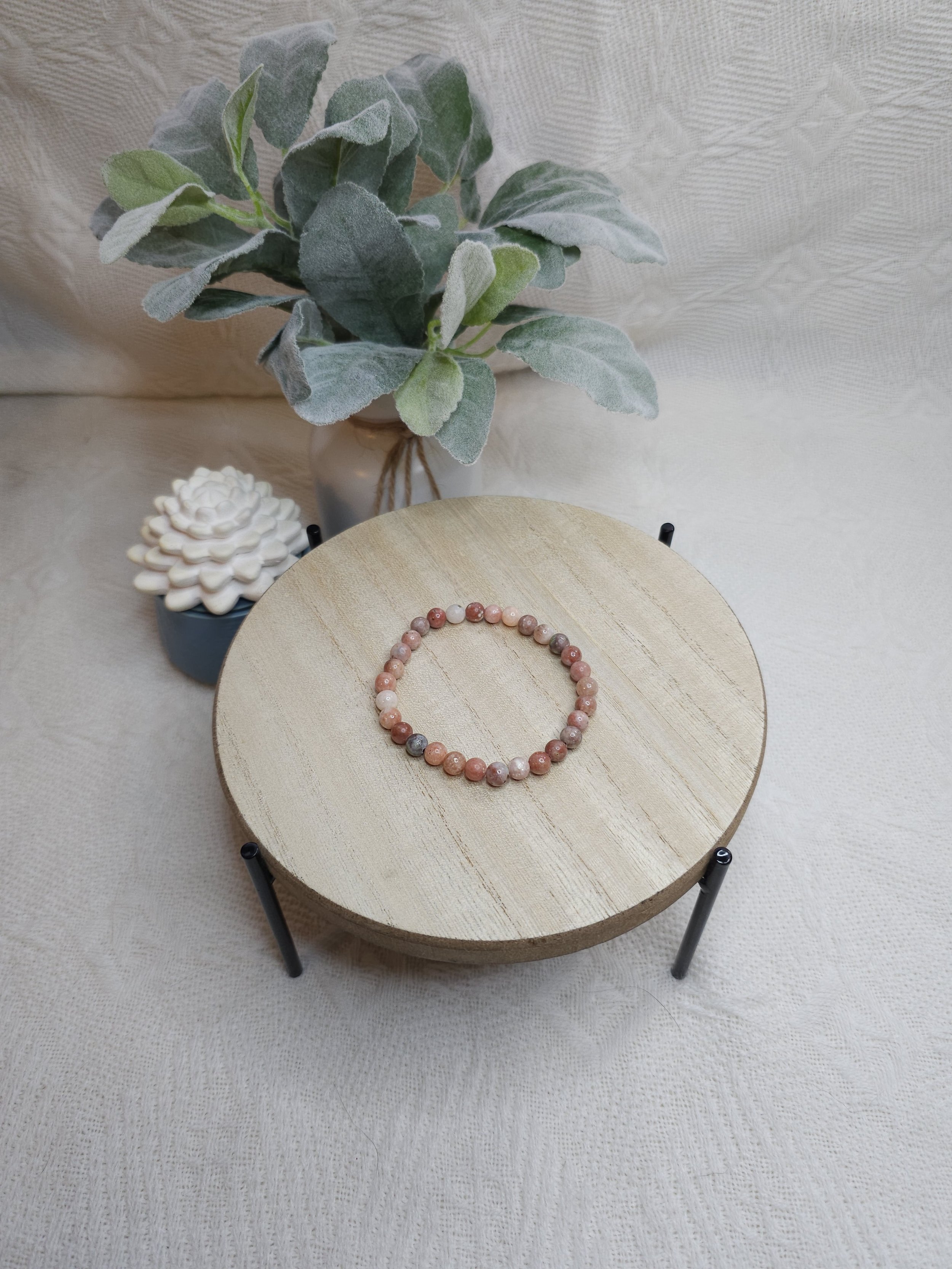 Plum Blossom Jasper Bracelet