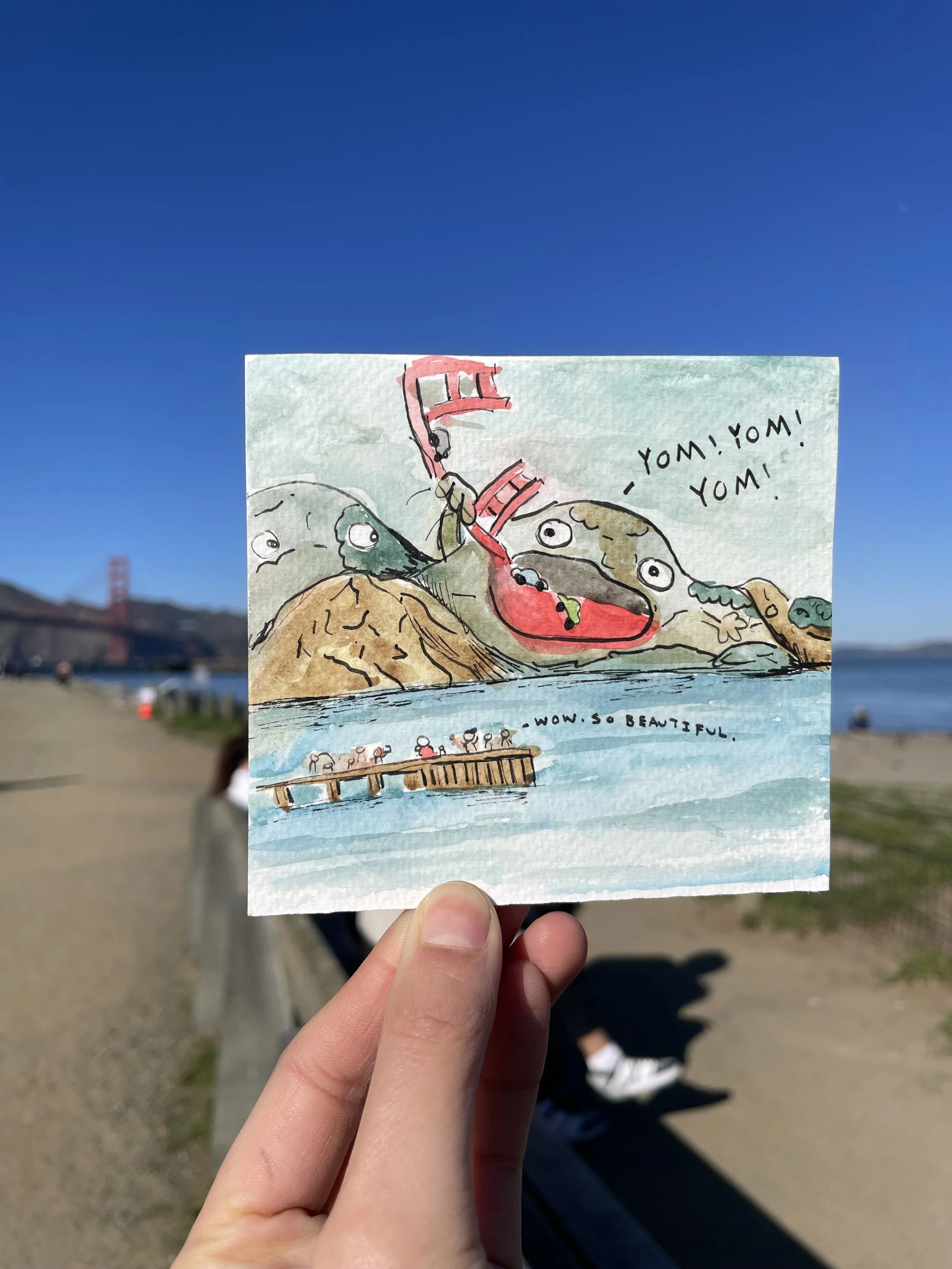 Sausalito from Crissy Field