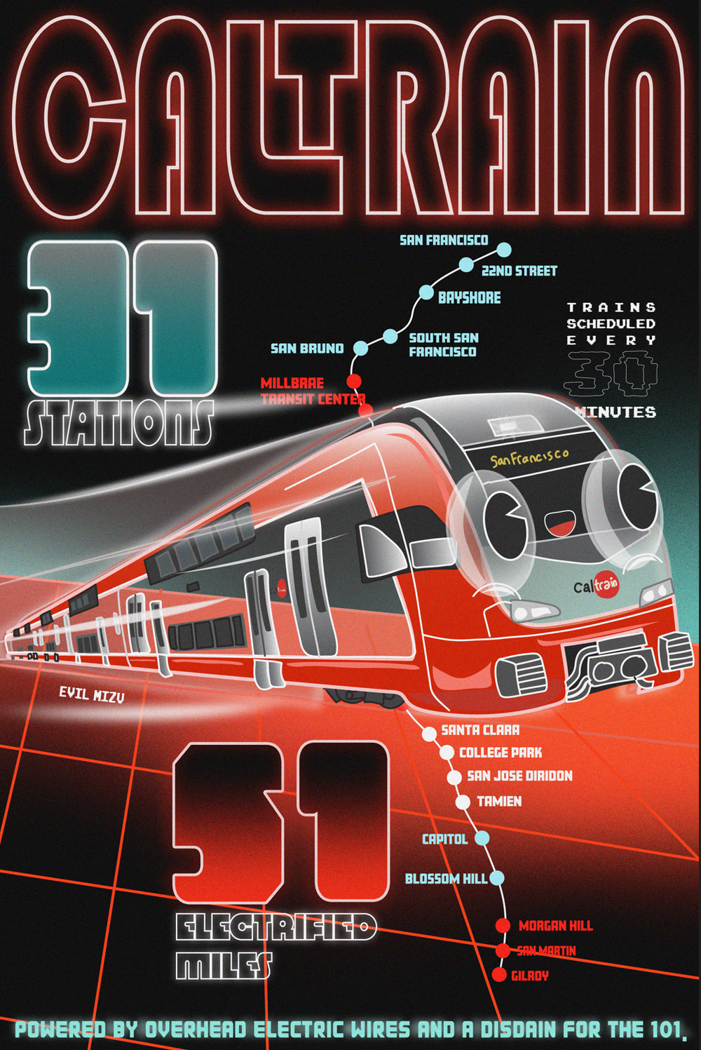 Caltrain — Evil Mizu