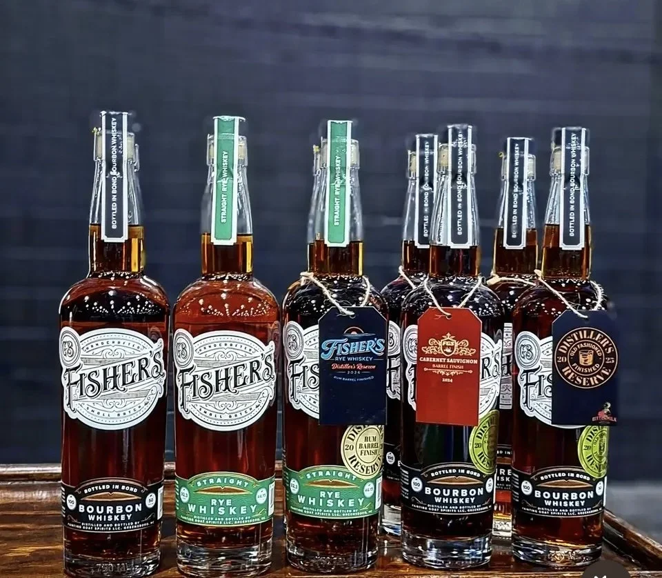 Bottles of Fisher's Distiller's select 2026