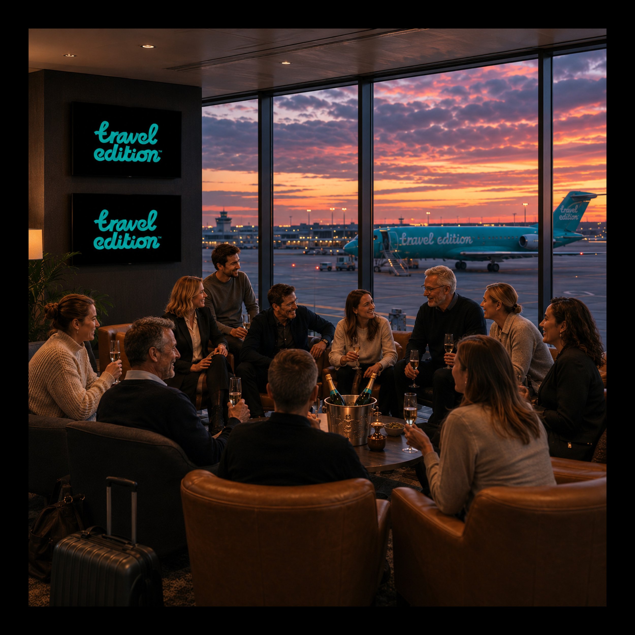 En AI genererad bild för det svenska rese- och upplevelseföretaget Travel Edition.