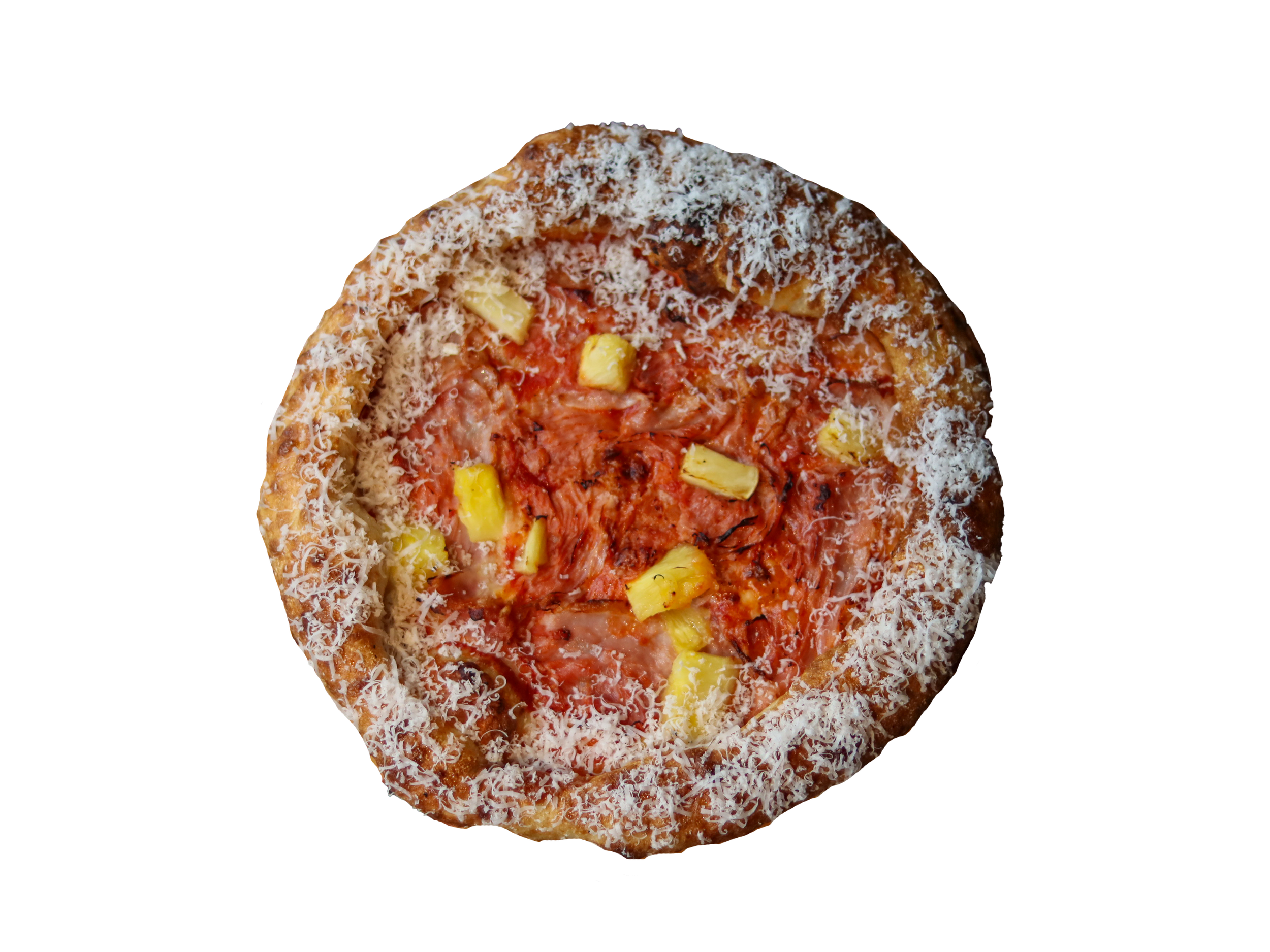 Island Pie with ham and pineapple