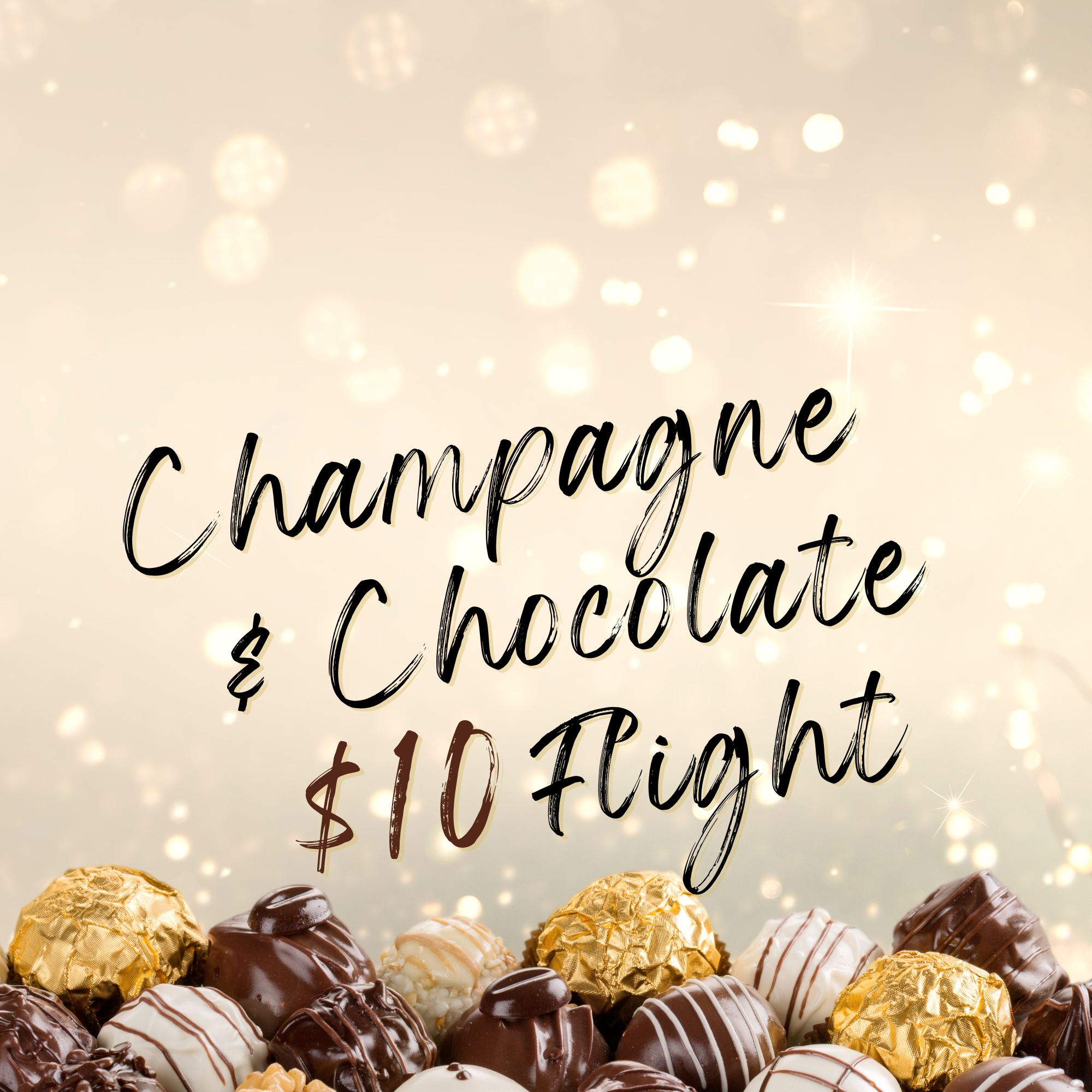 Champagne & Chocolate Flight