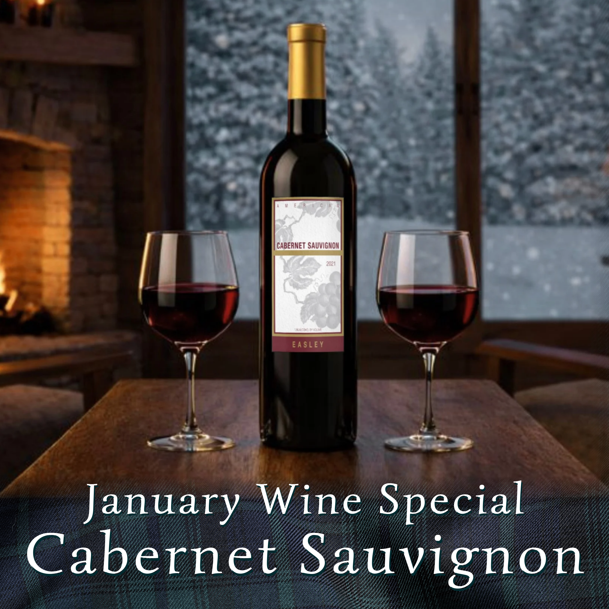 Monthly Wine Special: Cabernet Sauvignon $11/bottle