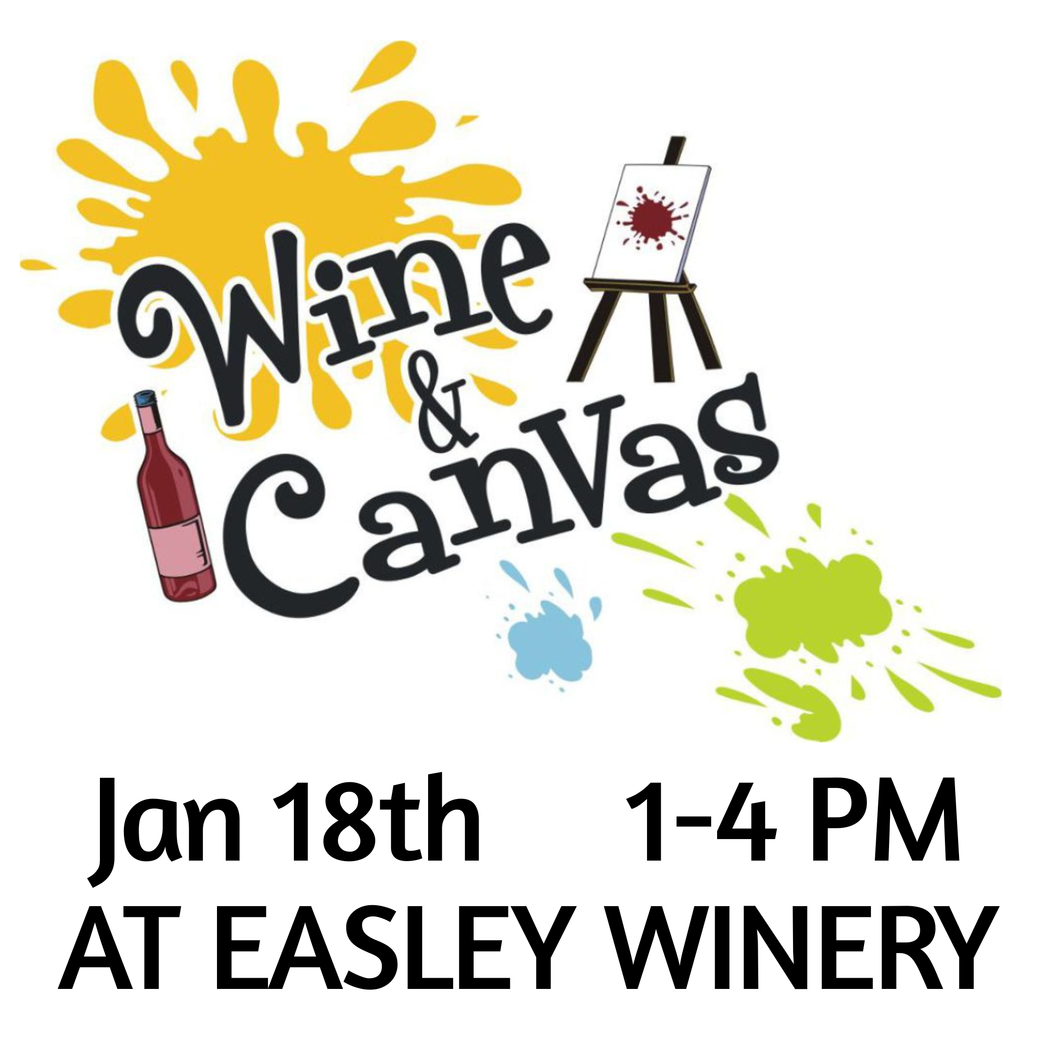 Wine &amp; Canvas at Easley Winery