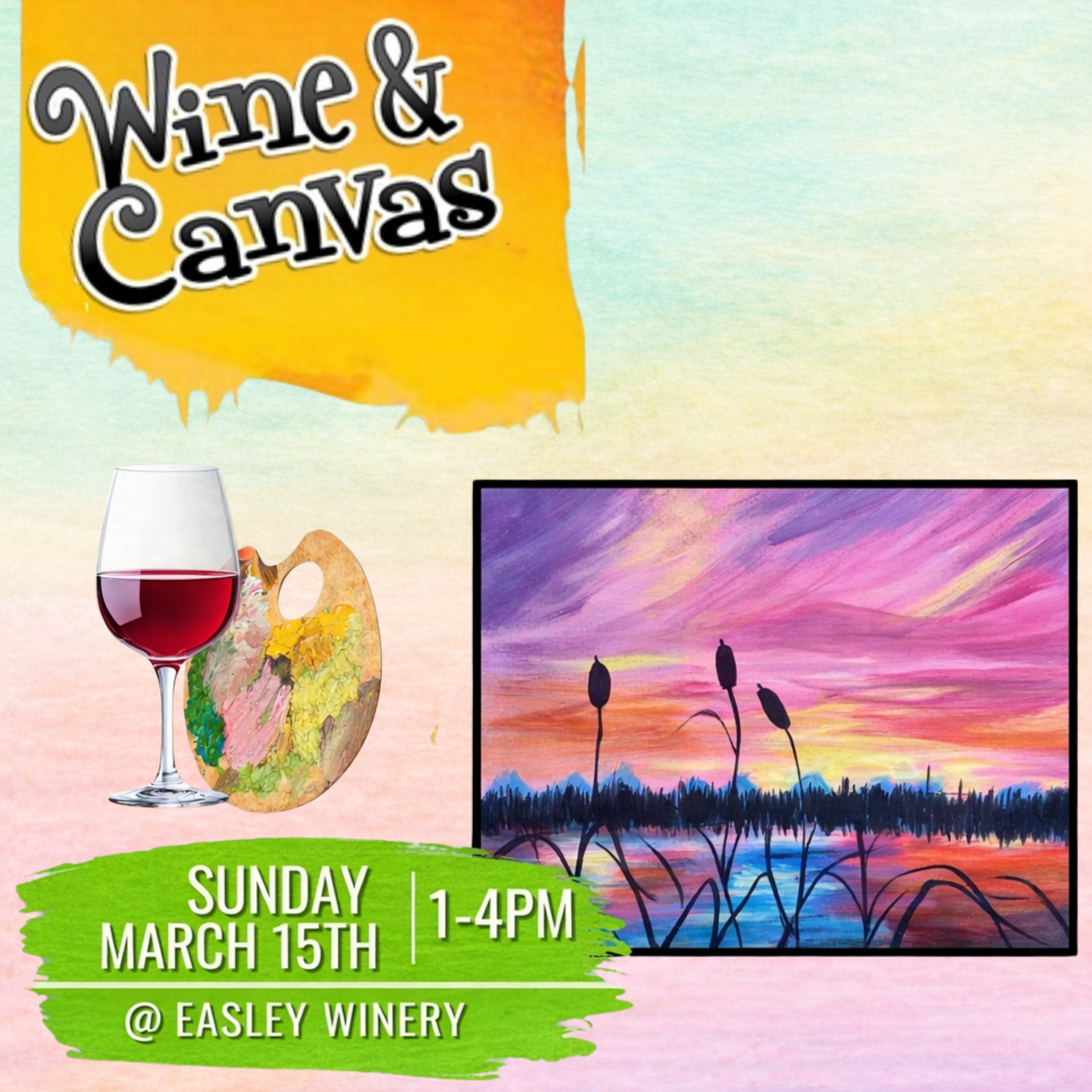 Wine & Canvas at Easley Winery - Downtown Indy