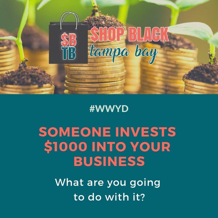 Someone invests $1000 into your business. What are you going to do with it? We'd use it to create automation within our organization.
.
.
.
#wwyd #sbtb #shopblack #buyblack #investments #entrepreneurs #automation