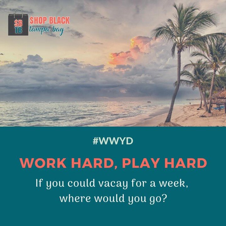 #workhard #playhard - Being a boss is hard work! If you could vacay for a week, where would you go? Our vote is for Greece or Costa Rica. .
.
.
.
#wwyd #vacation #travel #ceostatus #sbtb #shopblack #buyblack #hardwork #businessowner #traveltips #wand