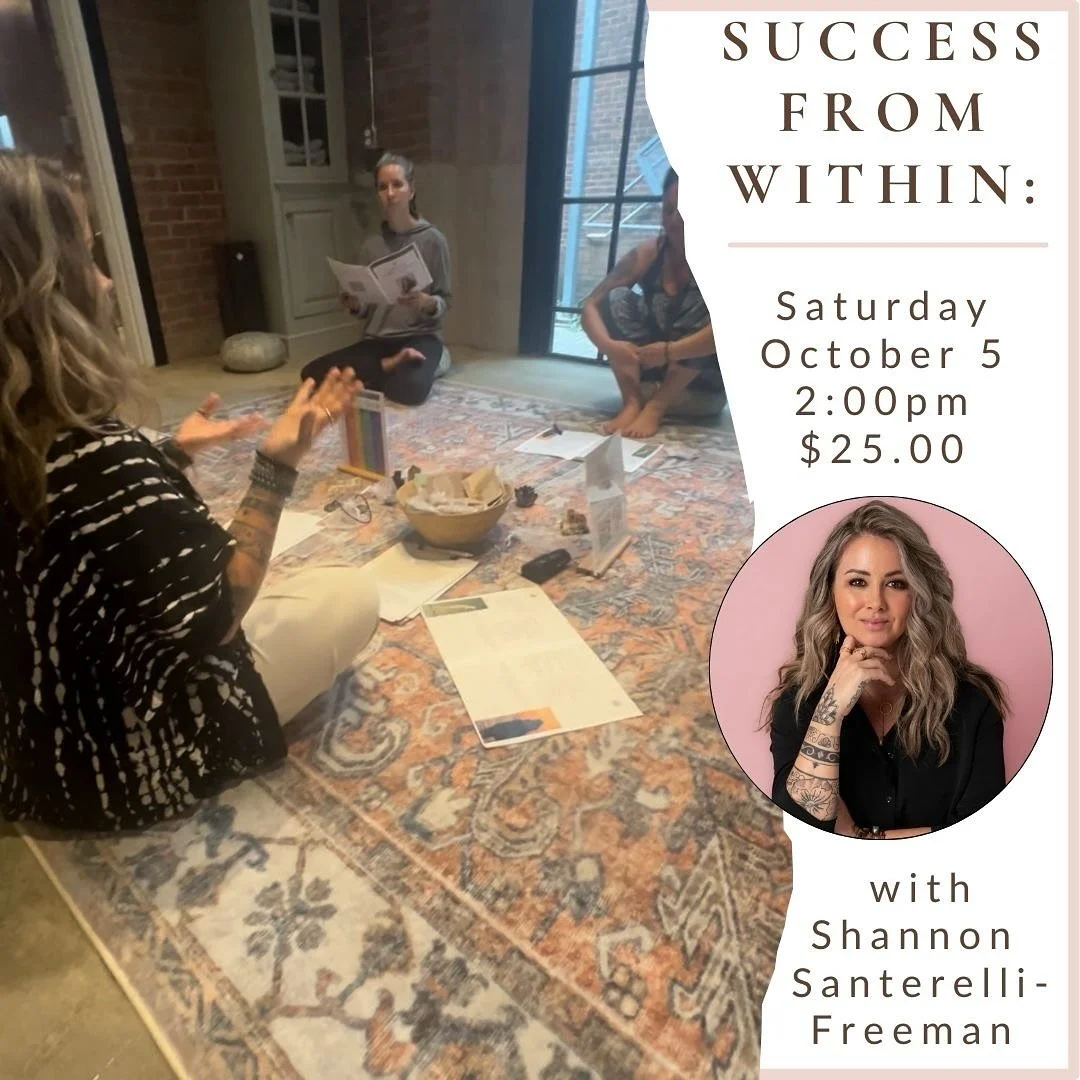 Join me on October 5, from 2:00 to 3:30 PM at @cosmicconnectionsnashville for &ldquo;Success from Within: 3 Strategies for Energetic Empowerment.&rdquo; This workshop is perfect for #women juggling it all and seeking holistic ways to sustain their #s