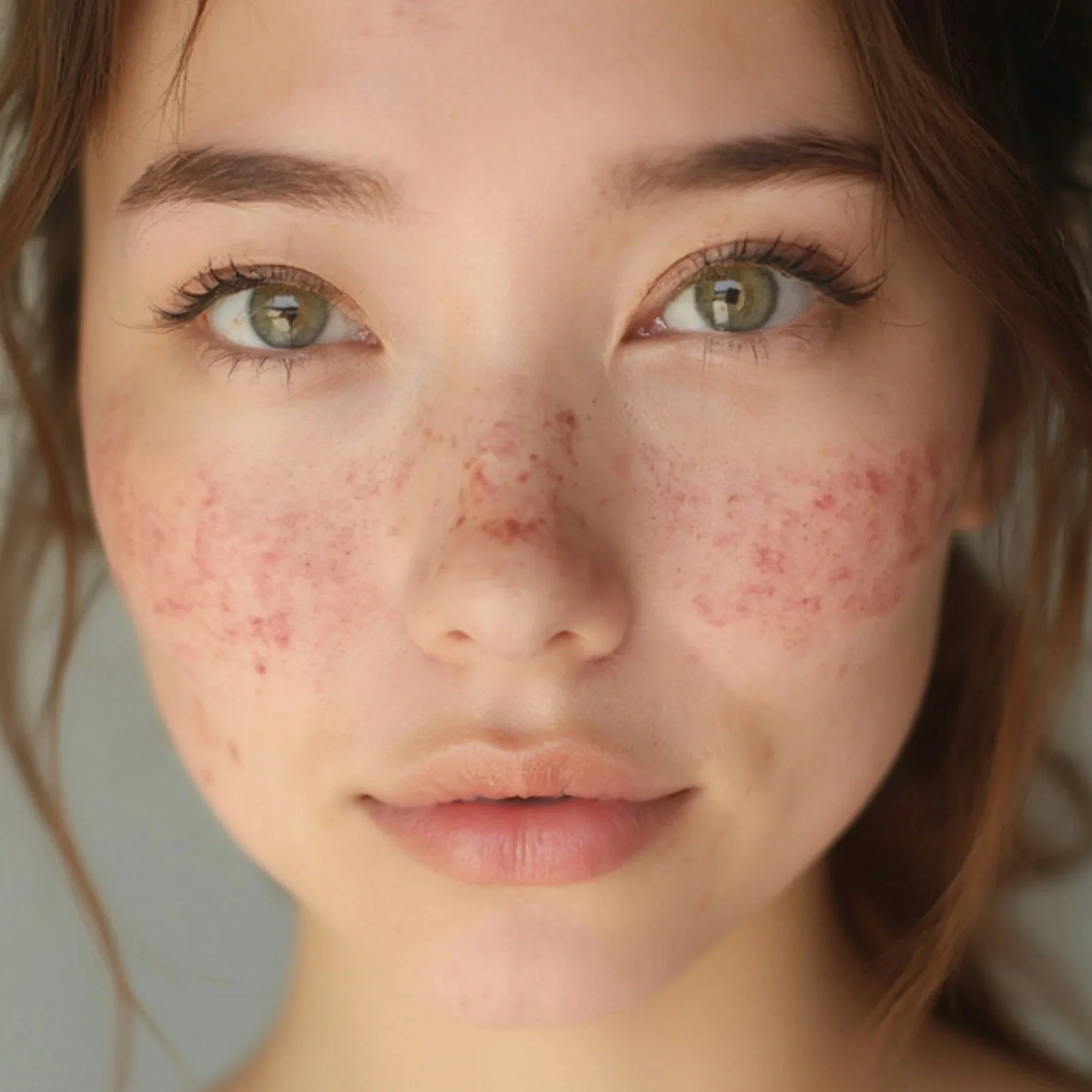 Inflammed Rosacea Skin can be fixed with Oxygen Facial at Holladay Spa