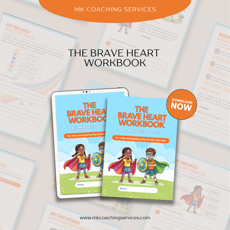 The Brave Heart Workbook For Kids Navigating Big Family Changes | $12.99