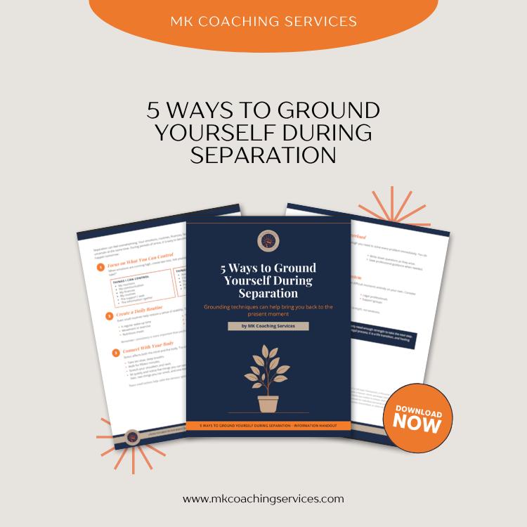 5 Ways to Ground Yourself During Separation | Free Guide