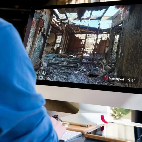 Matterport 3D scans for insurance purposes 