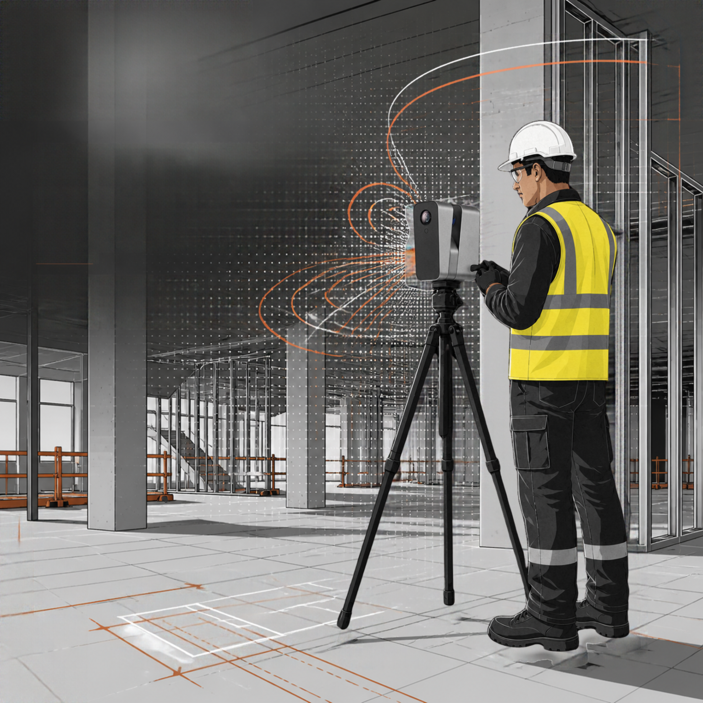 3D scans for architecture, engineering, and construction workflows