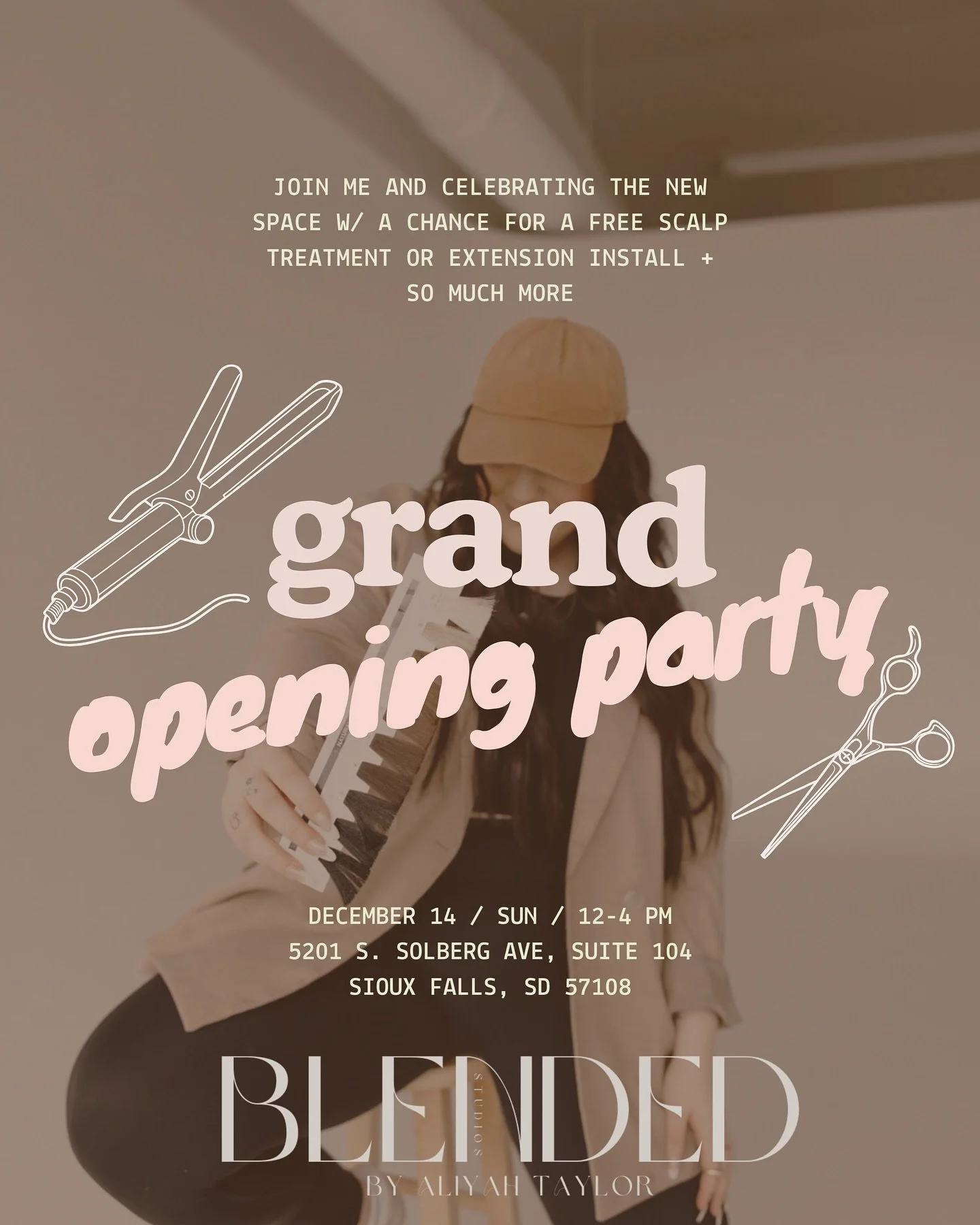 I&rsquo;m beyond excited to invite you to celebrate the grand opening of my new salon space! This marks the start of an amazing new journey, and I&rsquo;m so grateful for all the love and support that&rsquo;s gotten me here. 💛

Come join the fun &md