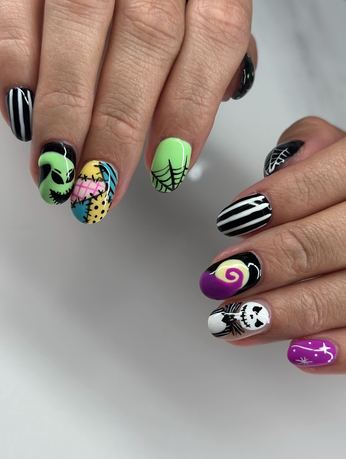 &ldquo;My my&hellip; what have we here?&rdquo; These deserved to be on the feed 🤭🎃👻 there&rsquo;s still time left to book your spooky nails!!