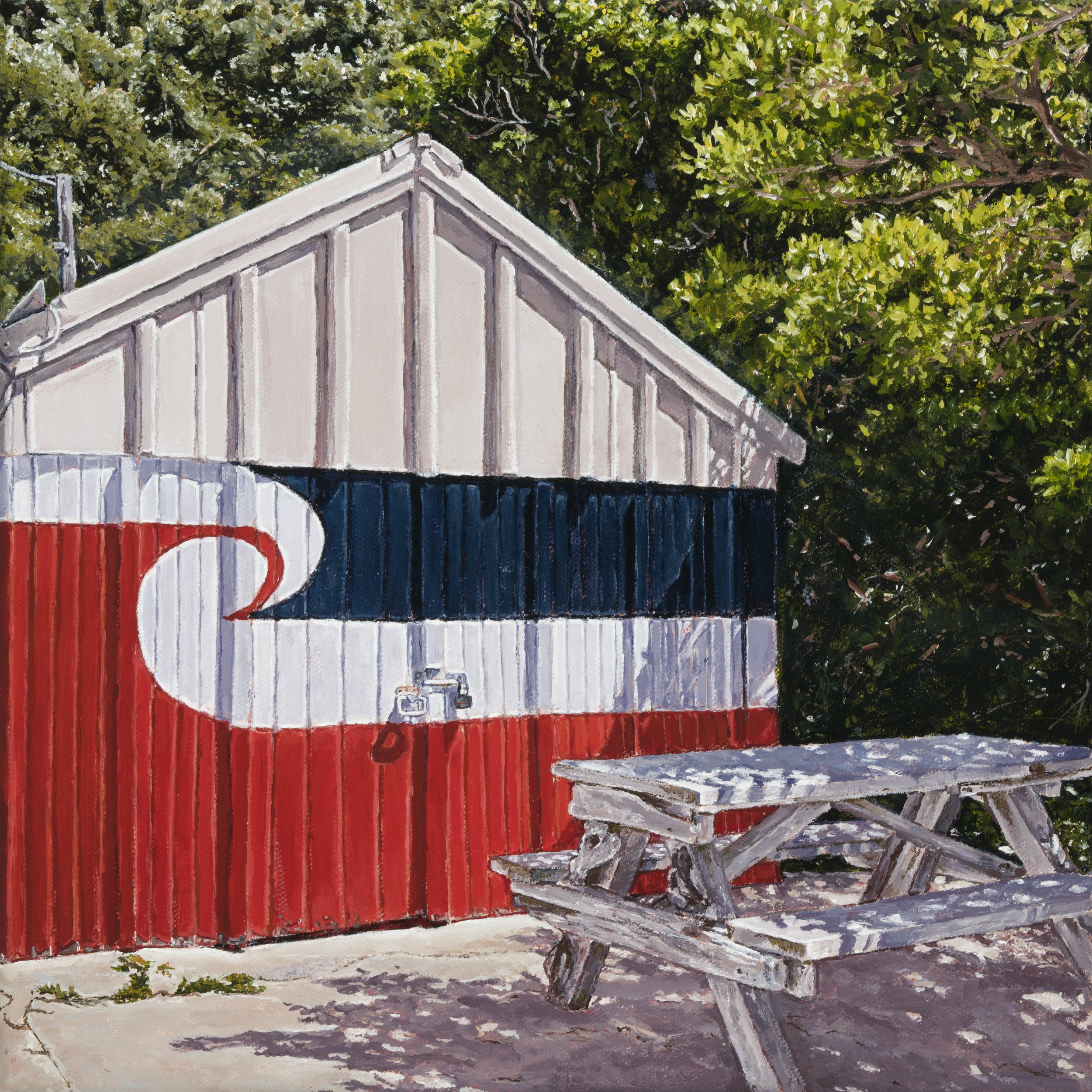 In a little corner of the world
Acrylic
300mm x 300mm
$750
Finalist at The Friends of Pataka Art Awards
2026