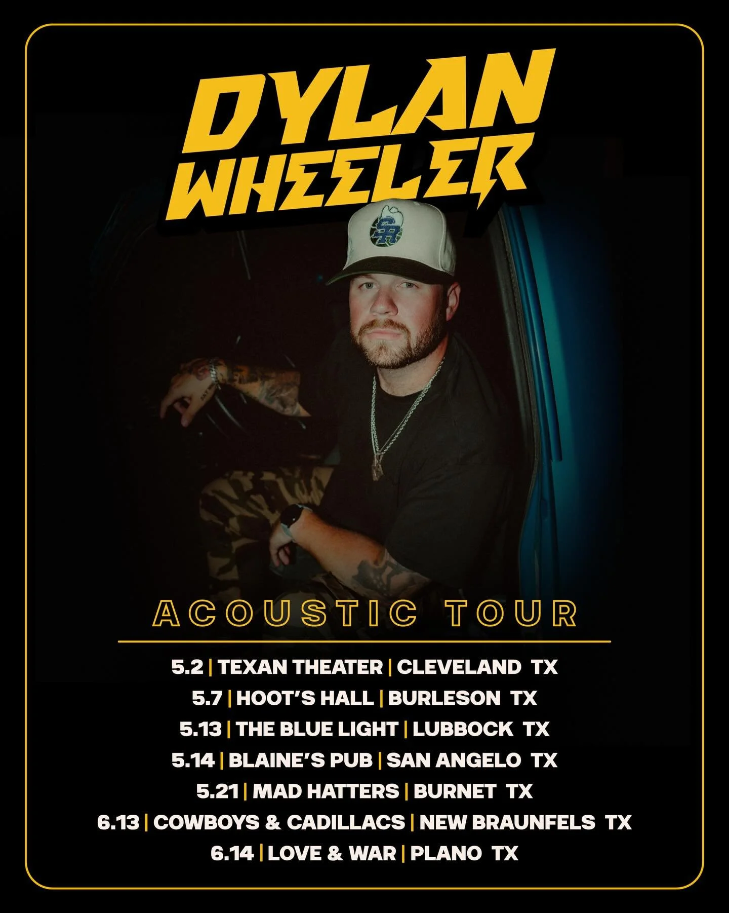 Fresh @dylan_wheeler_  dates ON-SALE NOW!
