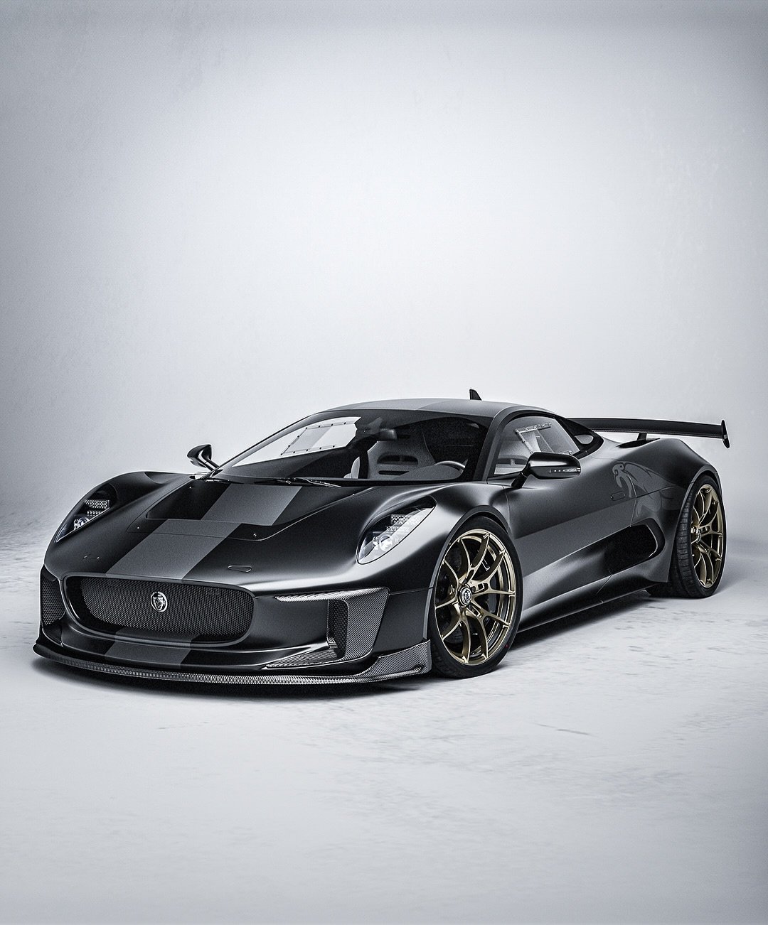 - Jaguar CX-75 R Concept -

Returning this forgotten legendary car that sadly never made it to production adding a R Package. 

There wasn&rsquo;t much needing change honestly since the car was already ahead of its time design wise.

The biggest chan