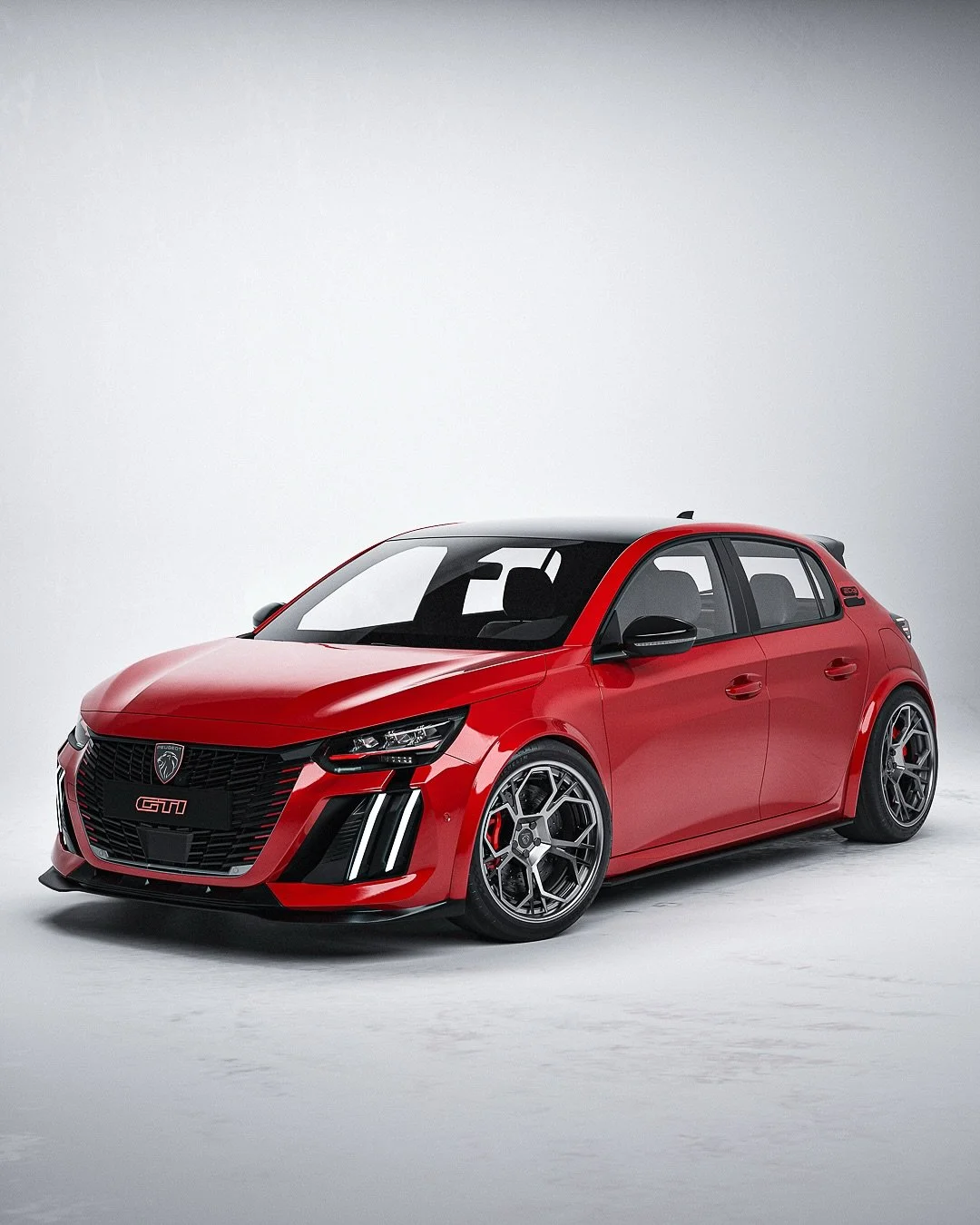- Peugeot 208 GTI - Reimagined 
Engine:
-2.0L 4cyl 280HP 
Transmission :
-6-Speed Manual
Drivetrain:
-FWD 
I am thrilled to present you the brand new 208 GTI design I have been working on the past few weeks. 
It was necessary in my opinion to bring