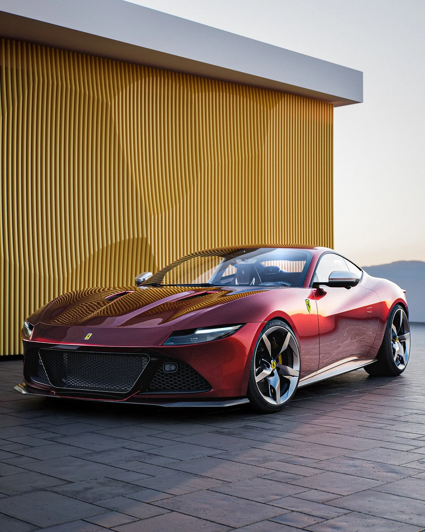 - Ferrari Amalfi 2026 - Reimagined by Baylis Design 
Time to unveil what I have been working on the past few weeks, reimagining the Ferrari Amalfi, to bring it closer to a modernized Roma.
The front being quite the substantial change here since I h