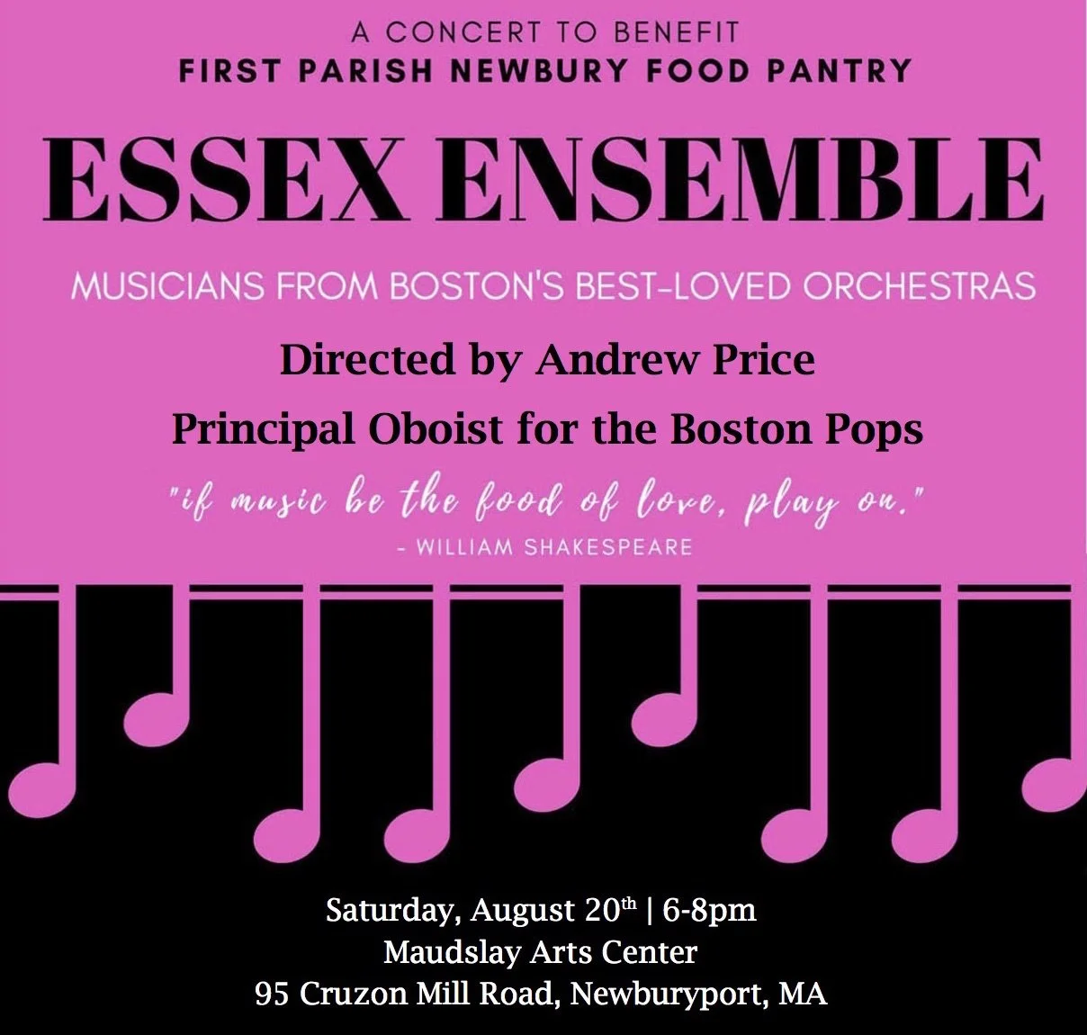 Benefit Concert by Essex Ensemble