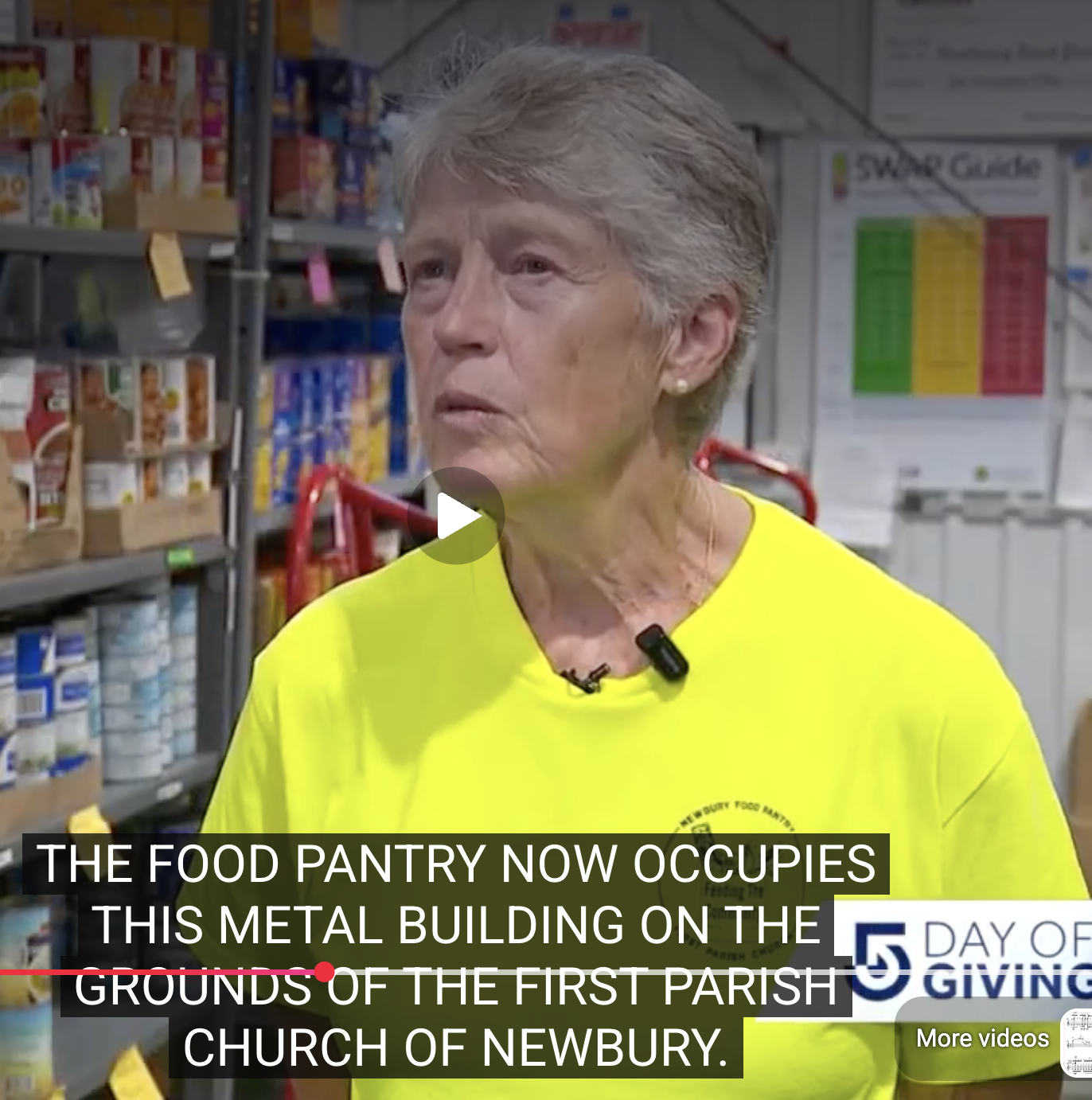 Food Pantry TV Interview