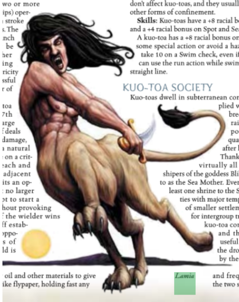 Lamia (first masculine art)