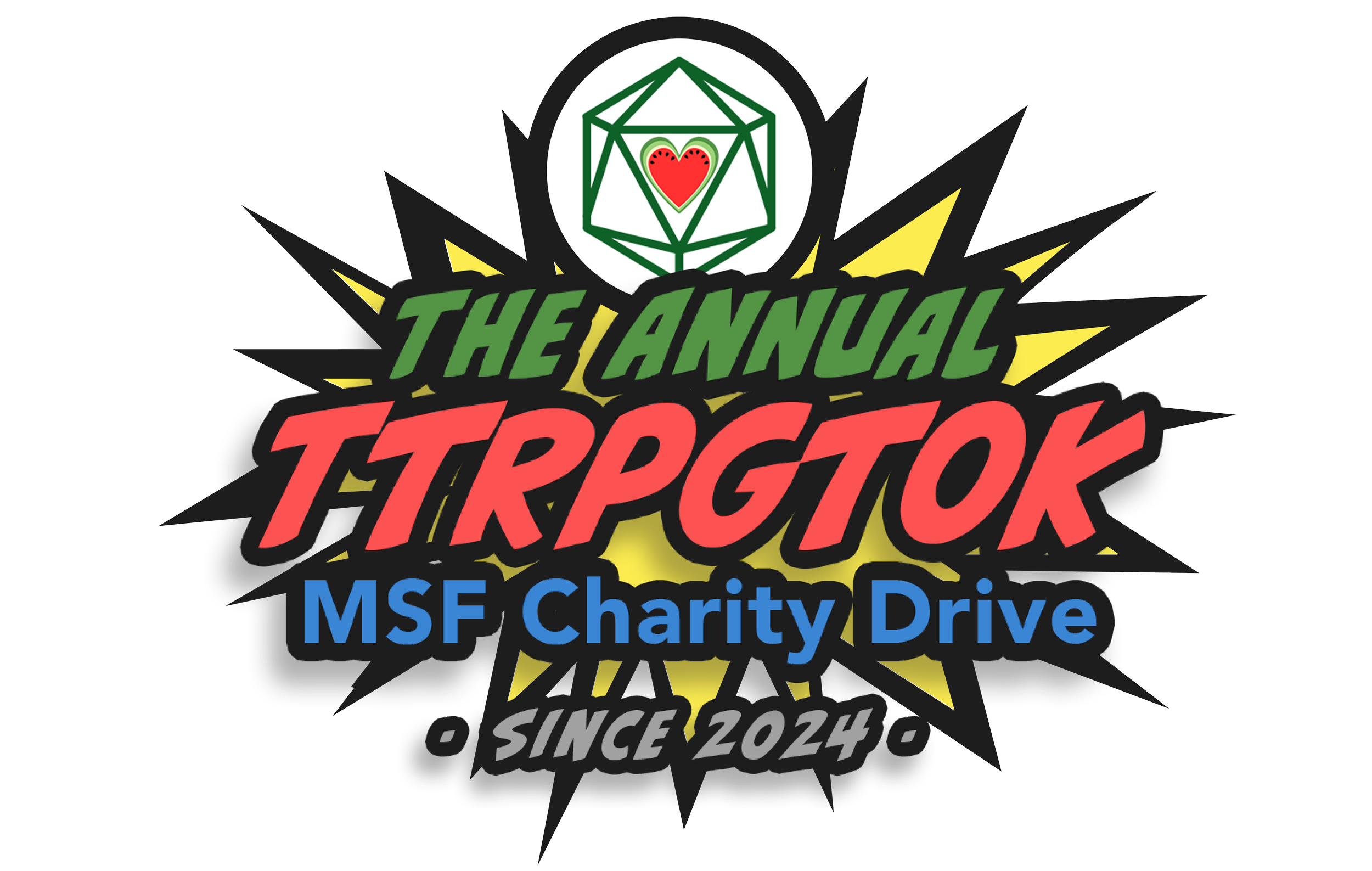 Graphic for The Annual TTRPGTok MSF Charity Drive