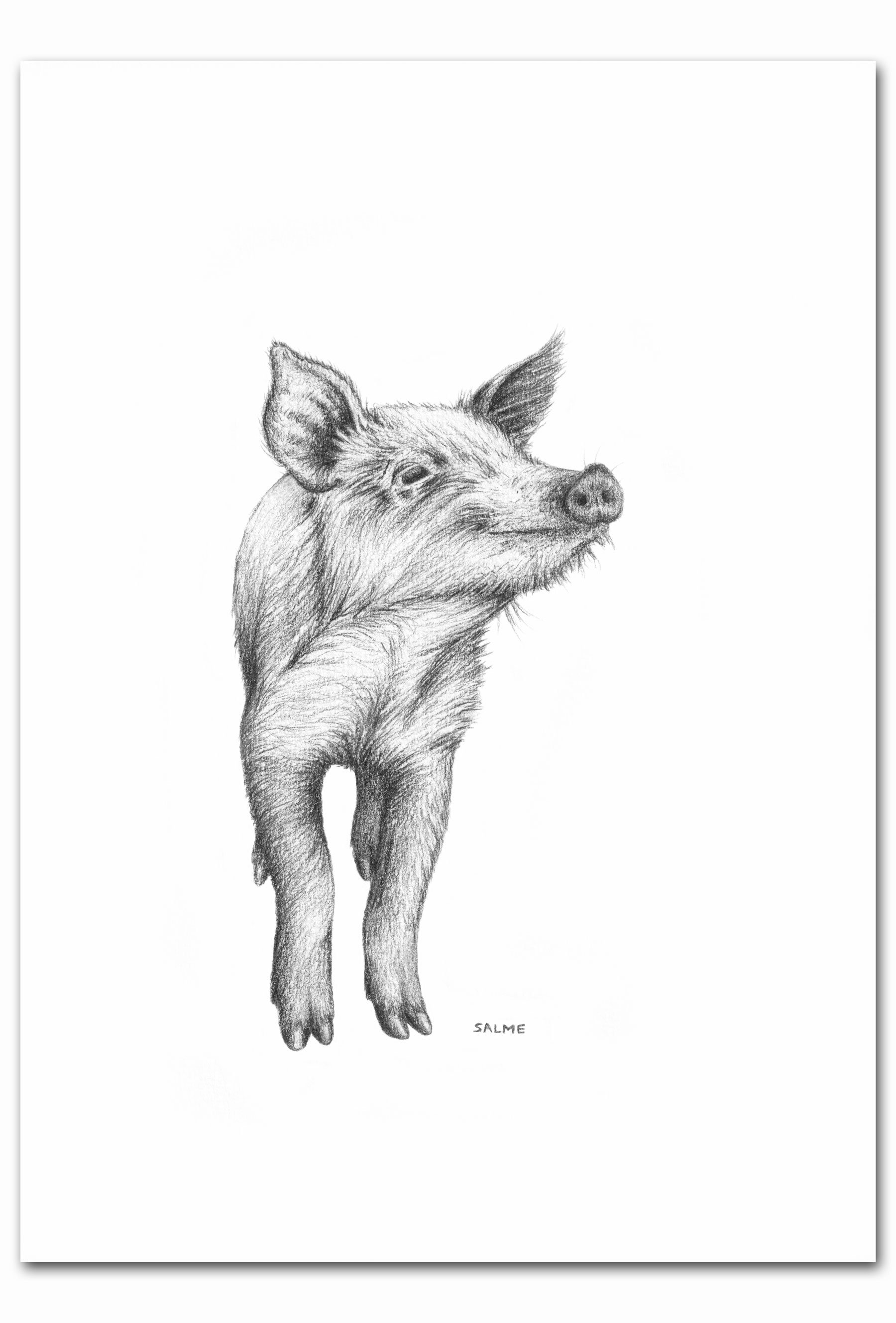 This Little Piggy Stayed Home print