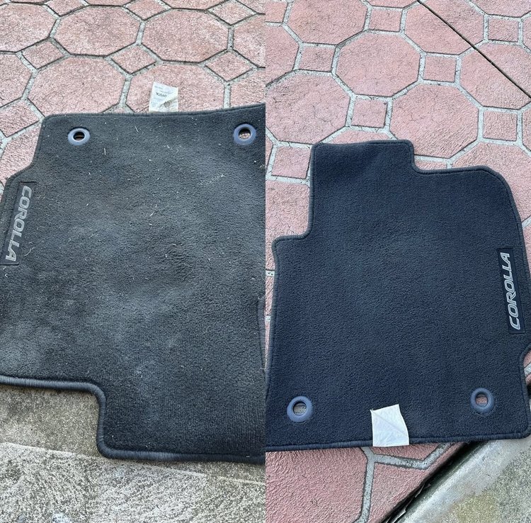 Deep cleaning car interior