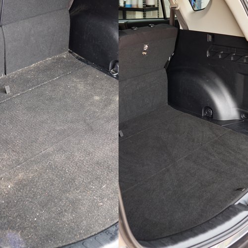 Deep cleaning car detailing