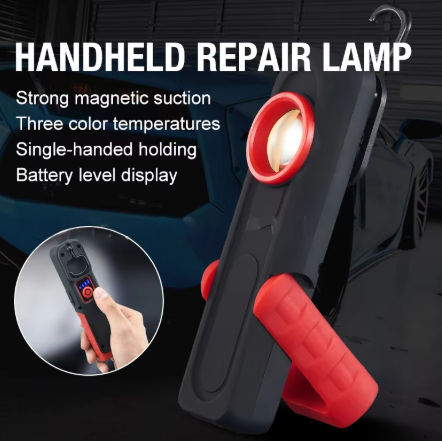 LED inspection light for detecting paint swirls and scratches