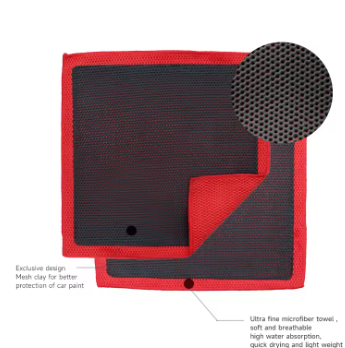 Clay mitt for removing paint contaminants safely and efficiently